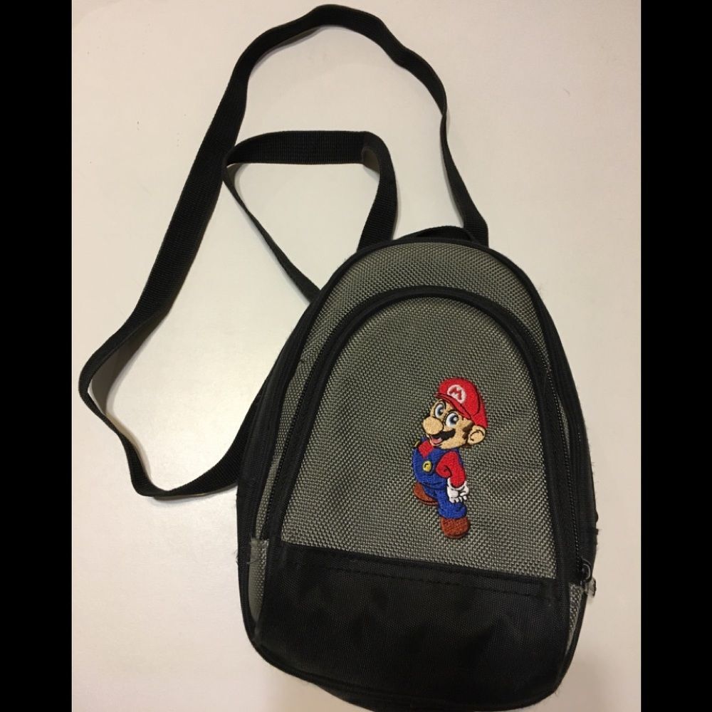 Nintendo Mario small backpack adjustable straps